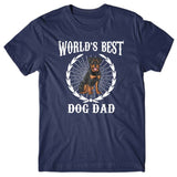 World's Best Dog Dad (Rottweiler) T-shirt