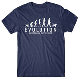 Evolution of Australian Cattle Dog T-shirt