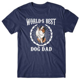 World's Best Dog Dad (Australian Shepherd) T-shirt