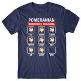 Pomeranian obedience training T-shirt