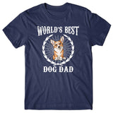World's Best Dog Dad (Corgi) T-shirt