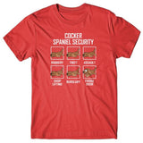 Cocker Spaniel Security T-shirt