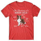 Anatomy of a Border Collie T-shirt