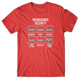 Weimaraner Security T-shirt