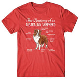 Anatomy of an Australian Shepherd T-shirt