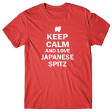 Keep calm and love Japanese Spitz T-shirt