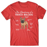 Anatomy of a French Bulldog T-shirt