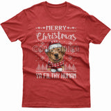 Merry Christmas you filthy human T-shirt (Labrador Retriever)