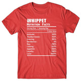 Whippet Nutrition Facts T-shirt