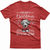 Merry Christmas you filthy human T-shirt (Dalmatian)