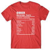 Boxer Nutrition Facts T-shirt