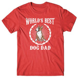 World's Best Dog Dad (Bull Terrier) T-shirt