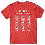 Husky obedience training T-shirt