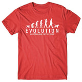 Evolution of Australian Cattle Dog T-shirt