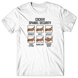 Cocker Spaniel Security T-shirt