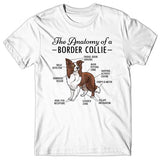 Anatomy of a Border Collie T-shirt