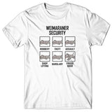 Weimaraner Security T-shirt