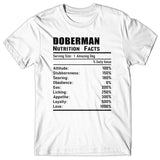 Doberman Nutrition Facts T-shirt