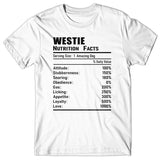 Westie Nutrition Facts T-shirt