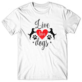 Live Love Dogs T-shirt