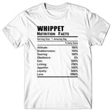Whippet Nutrition Facts T-shirt