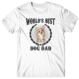 World's Best Dog Dad (Corgi) T-shirt