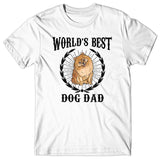 World's Best Dog Dad (Pomeranian) T-shirt