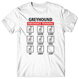 Greyhound obedience training T-shirt