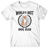 World's Best Dog Dad (Shiba Inu) T-shirt