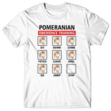 Pomeranian obedience training T-shirt