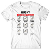 Husky obedience training T-shirt