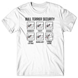 Bull Terrier Security T-shirt