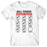 Bull Terrier obedience training T-shirt