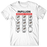 Papillon obedience training T-shirt