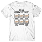 Golden Retriever Security T-shirt