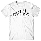 Evolution of Australian Cattle Dog T-shirt