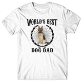 World's Best Dog Dad (German Shepherd) T-shirt