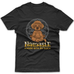 namaste-home-with-my-cavoodle-t-shirt