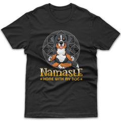 namaste-home-with-my-bernese-mountain-dog-t-shirt