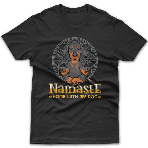 namaste-home-with-my-dachshund-t-shirt