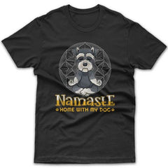 namaste-home-with-my-schnauzer-t-shirt