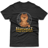 namaste-home-with-my-pomeranian-t-shirt