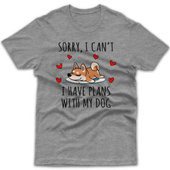 sorry-i-have-plans-with-my-shiba-inu-t-shirt