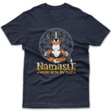 Namaste home with my dog (Bernese Mountain Dog) T-shirt