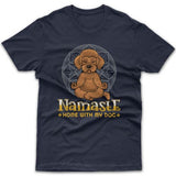 Namaste home with my dog (Cavoodle) T-shirt
