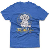 Namaste home with my dog (Maltese Shih Tzu) T-shirt