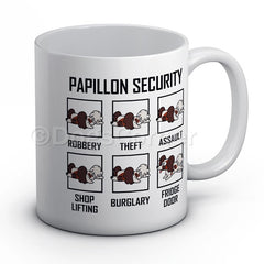 papillon-security-novelty-mug