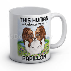 this-human-belongs-to-papillon-mug