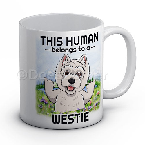 this-human-belongs-to-westie-mug