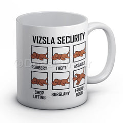 vizsla-security-novelty-mug
